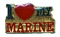 pin 4114 I Love My Marine